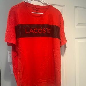 Lacoste Sport Bright Red Tee FR8 XXL